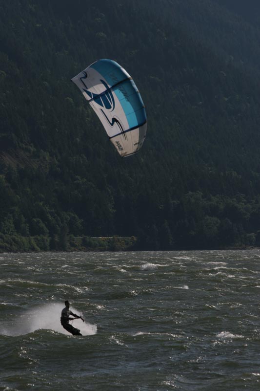 Yes that is an old Free Air that Joe rides, and yes he rips harder than anyone in the NW in high wind.