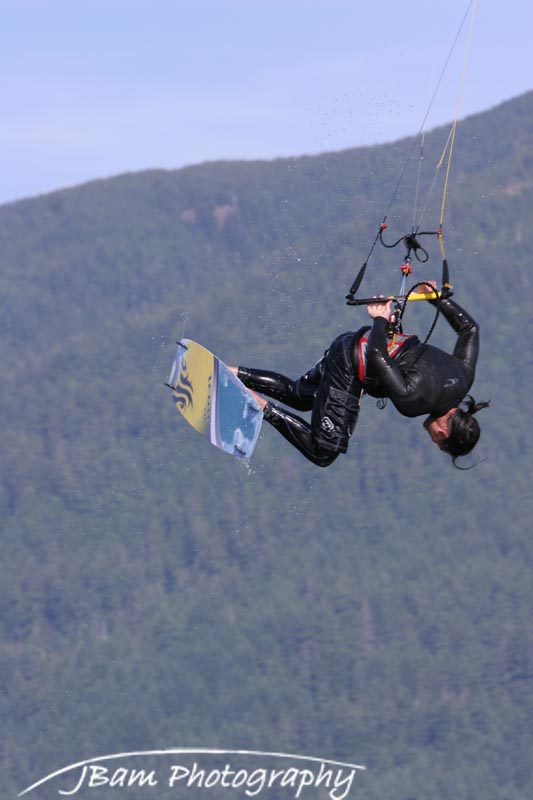 Check out the hands! Caught him at the exact moment of the actual handle pass...